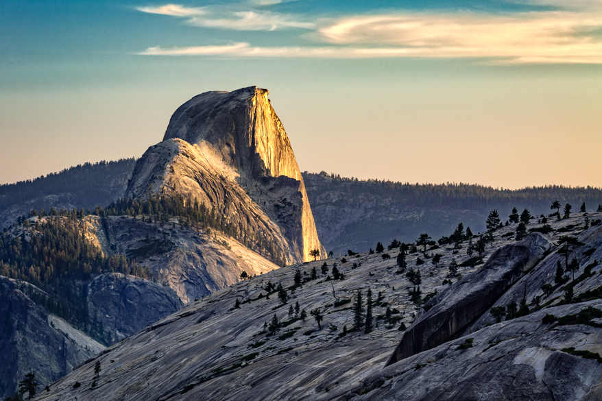 Half Dome from Tenaya Canyon