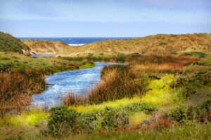 Approaching Kehoe Beach