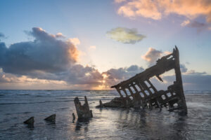 Wreck of the Peter Irelade, Fort Stevens State Park, Hammond, Oregon | Apr 2019