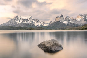 Torres Del Paine From Lago Pehoé