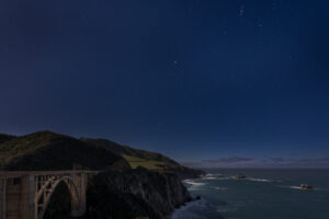 Bixby Bridge By Moonlight