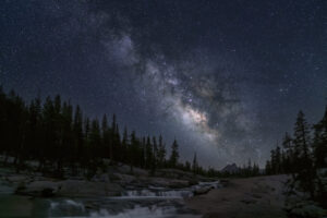 Milky Way Over Tuolumne River