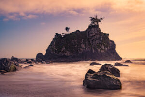 Sea Stacks at Sunset II