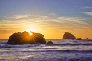 Sea Stacks at Sunset II