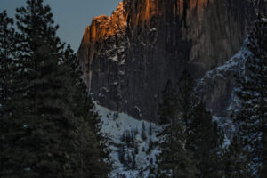 Moonrise Over Half Dome