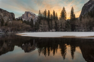 Sunrise Over Half Dome