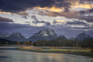 Oxbow Bend Sunset