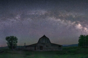 Milky Way Over Moulton Barn I