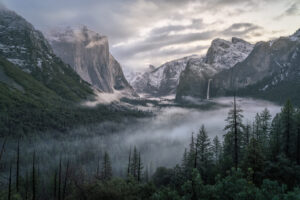 Yosemite Valley and Mist