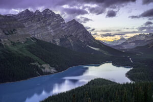 Peyto Lake Sunset