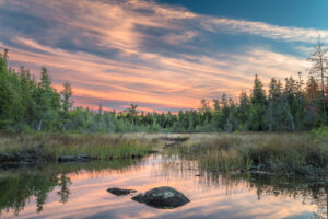 Jordan Pond Sunset