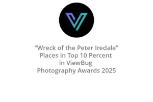 "Wreck of the Peter Iredale" Places in Top 10 Percent in ViewBug Photography Awards 2025