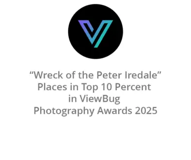 Wreck of the Peter Iredale shipwreck in Oregon, captured in a stunning photograph.